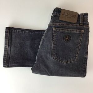 Moschino Donna High Waist Black Jeans | 26